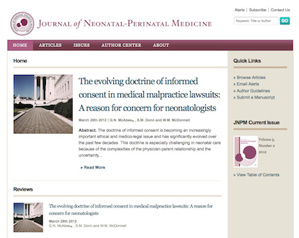 JNPM Homepage Design in Drupal