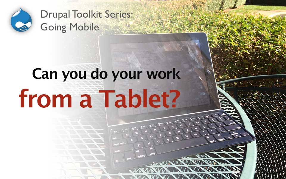 Drupal Development while Traveling with an iPad on iOS Drupal Development while Traveling with an iPad on iOS