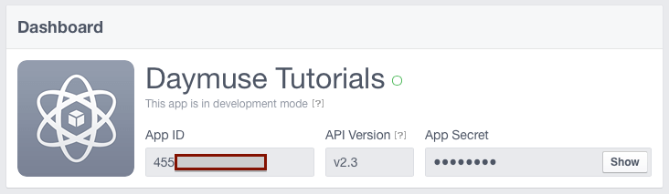 Facebook App ID and App Secret for Drupal