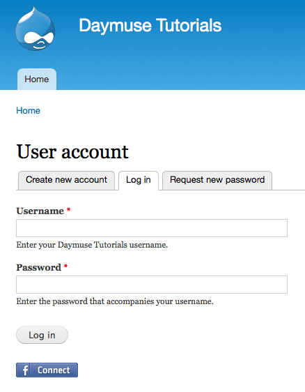 FBOAuth module for Drupal Facebook login authentication