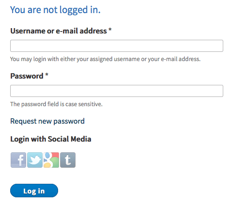 Hybrid Auth Social Login module for Drupal - Facebook