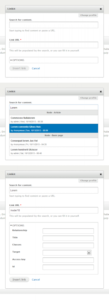 Creating Internal Links in Drupal with LinkIt