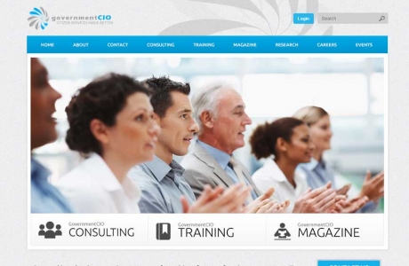 GovernmentCIO Homepage Website Design for Drupal