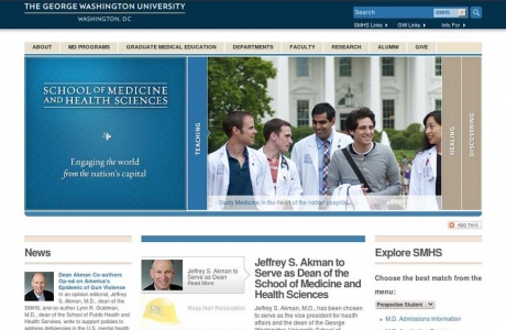 SMHS Homepage Design in Drupal