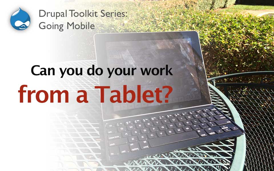 Drupal Development while Traveling with an iPad on iOS